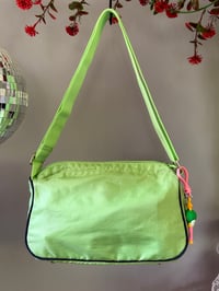 Image 2 of 90s/00s Vintage Puma Sport Crossbody Shoulder Bag w/ Labubu