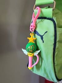 Image 3 of 90s/00s Vintage Puma Sport Crossbody Shoulder Bag w/ Labubu