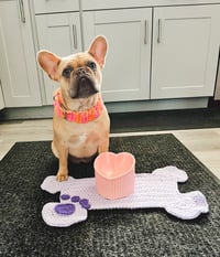 Image 1 of Dog Bone Food Mat-Large