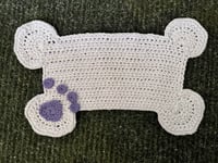 Image 2 of Dog Bone Food Mat-Large