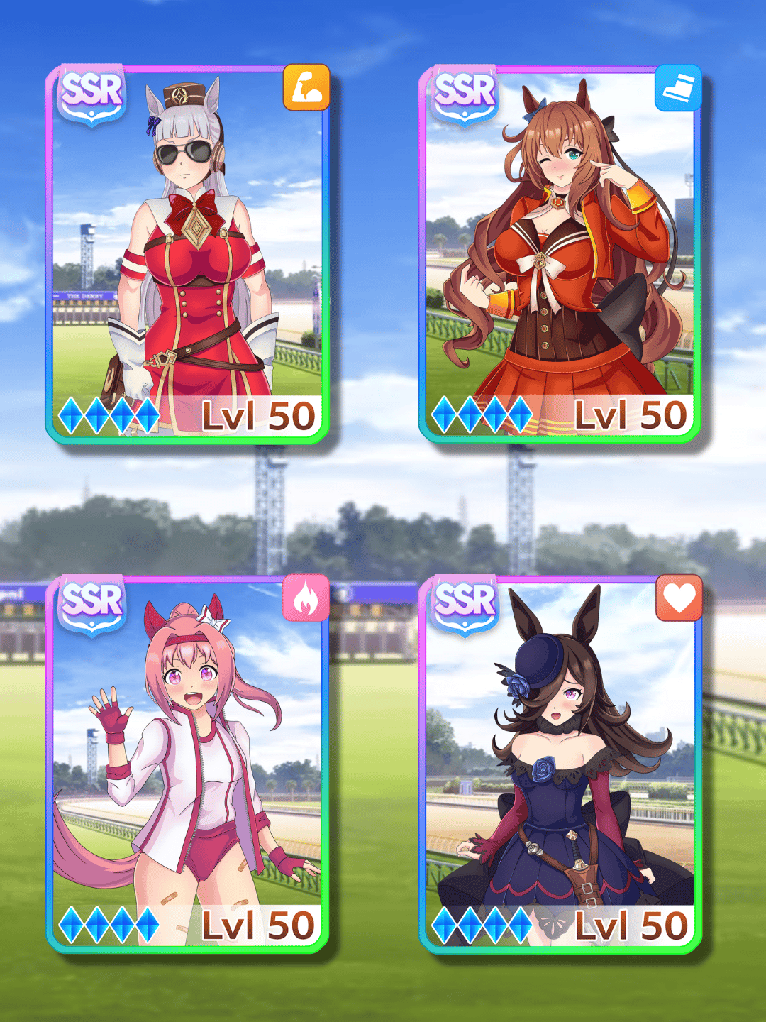 Image of Uma Musume credit card stickers v1