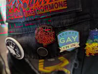 Image 2 of 1" Enamel Pin - AHTCK Logo - **WASTELAND PICKUP**