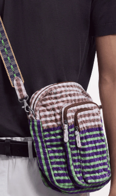 Image of Epice F/W'25 Velvet Checked Bags (Two Sizes)