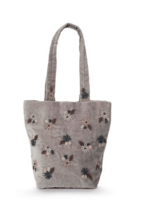 Image of Mini Epice Velvet Bags with Flowers (Two Shapes and Two colors!)