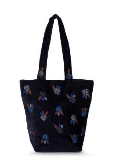 Image of Mini Epice Velvet Bags with Flowers (Two Shapes and Two colors!)