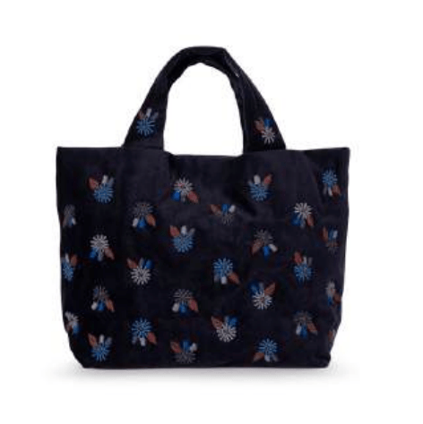 Image of Mini Epice Velvet Bags with Flowers (Two Shapes and Two colors!)