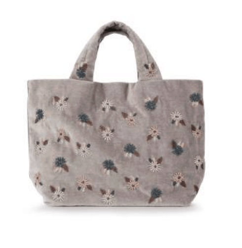 Image of Mini Epice Velvet Bags with Flowers (Two Shapes and Two colors!)