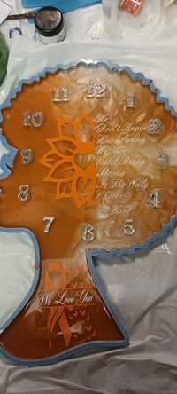 Image 1 of Customize Resin Clocks 2 Colors