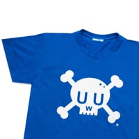 Image 2 of ★ BLUE SKULL LOGO TEE