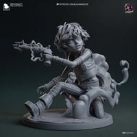 Image 1 of Isha with gun - Arcane League of Legends