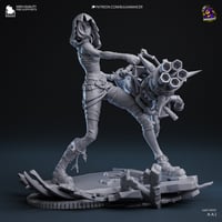 Image 2 of Fractured Jinxx - Arcane League of Legends Fan Art