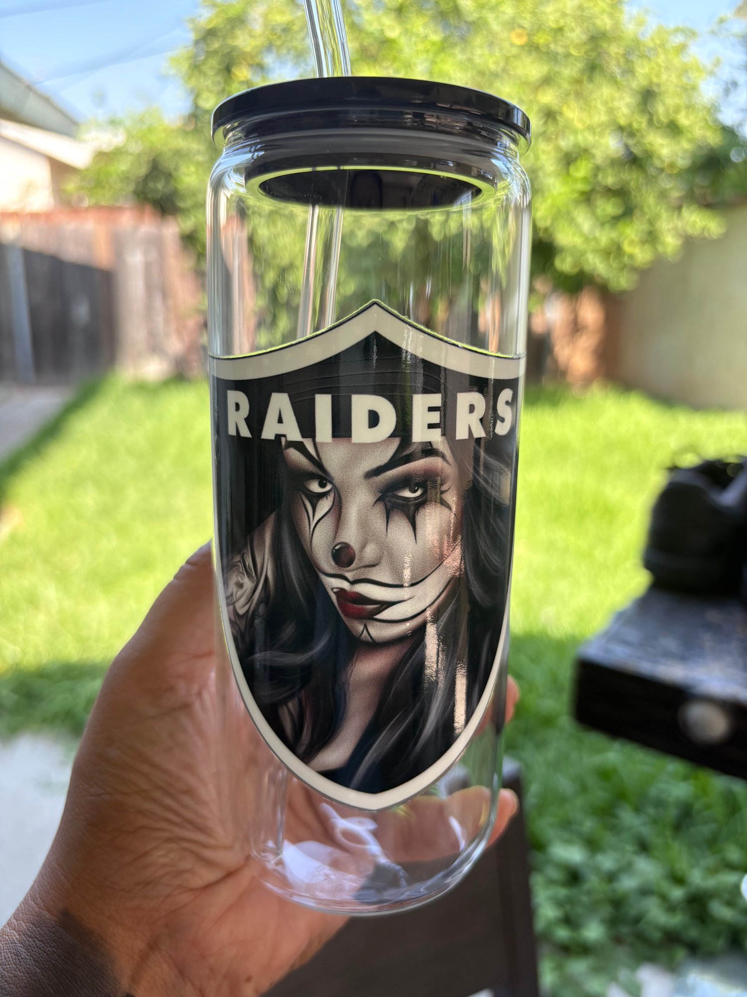 Image of Raiders Glass Libby Cup