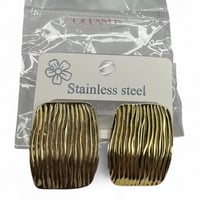 Image 2 of OCEANUS LABEL- Earrings Down patterned 