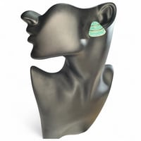 Image 1 of OCEANUS LABEL- Earrings Blue Shell 