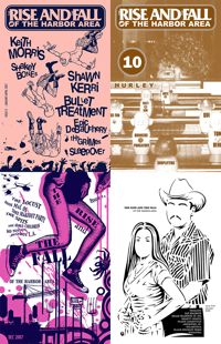 Image 1 of RISE AND FALL / Issues #09, 10, 11, 12 / 2007-2009 → zines