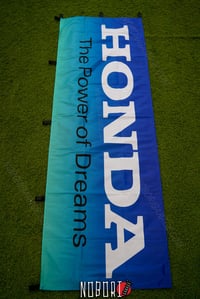 Image 3 of Honda - The Power Of Dreams Nobori Flag (Black/Red/White)   ホンダ  