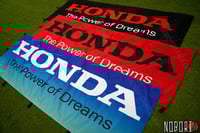 Image 2 of Honda - The Power Of Dreams Nobori Flag (Black/Red/White)   ホンダ  