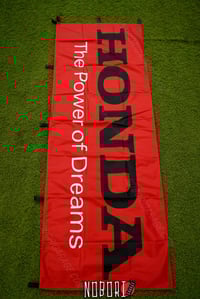 Image 4 of Honda - The Power Of Dreams Nobori Flag (Black/Red/White)   ホンダ  