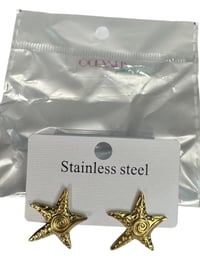 Image 2 of OCEANUS LABEL- Earrings Starfish 