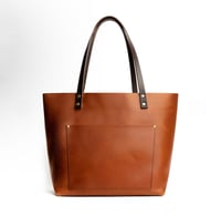Image 1 of Portland Leather Tote Bag - Honey 