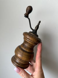 Image 1 of Vintage West Germany Wooden Pepper Grinder