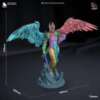 Image 3 of Dame Aylin - Baldur's Gate Fan Art Statue and Bust 