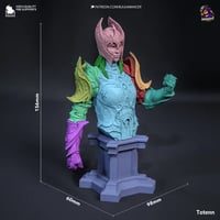 Image 7 of Dame Aylin - Baldur's Gate Fan Art Statue and Bust 