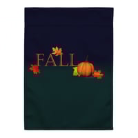 Image 2 of Garden flag - Fall Leaves and Pumpkin