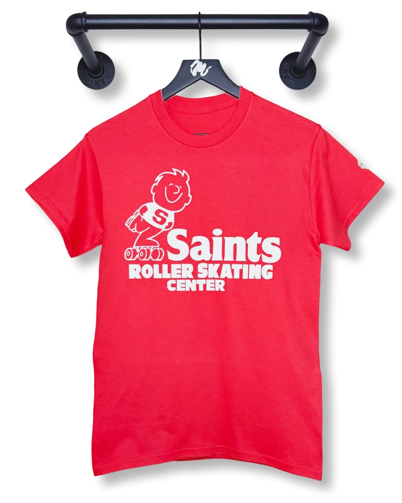 Image of Saints Tee-Red/White