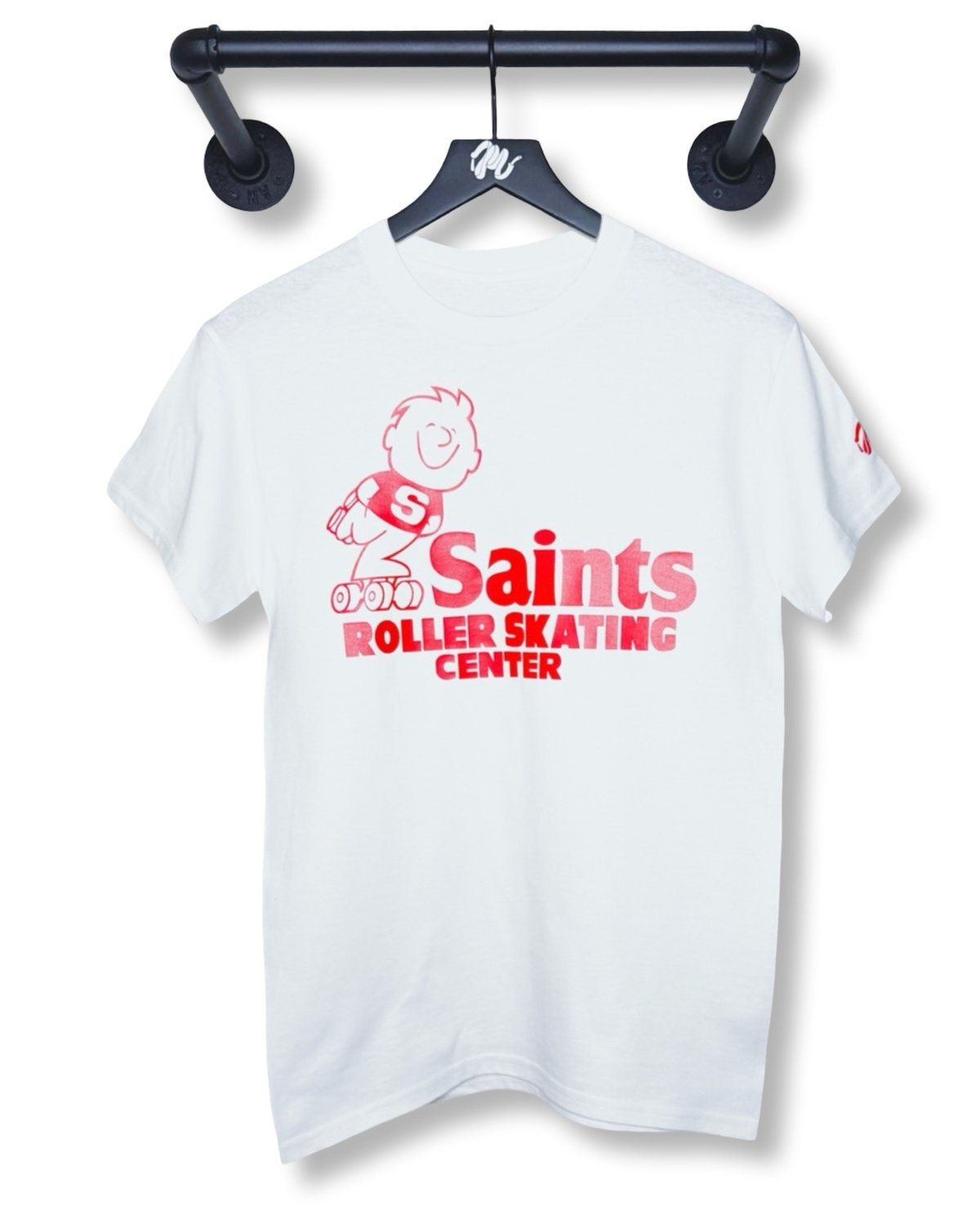 Image of Saints Tee-White/Red