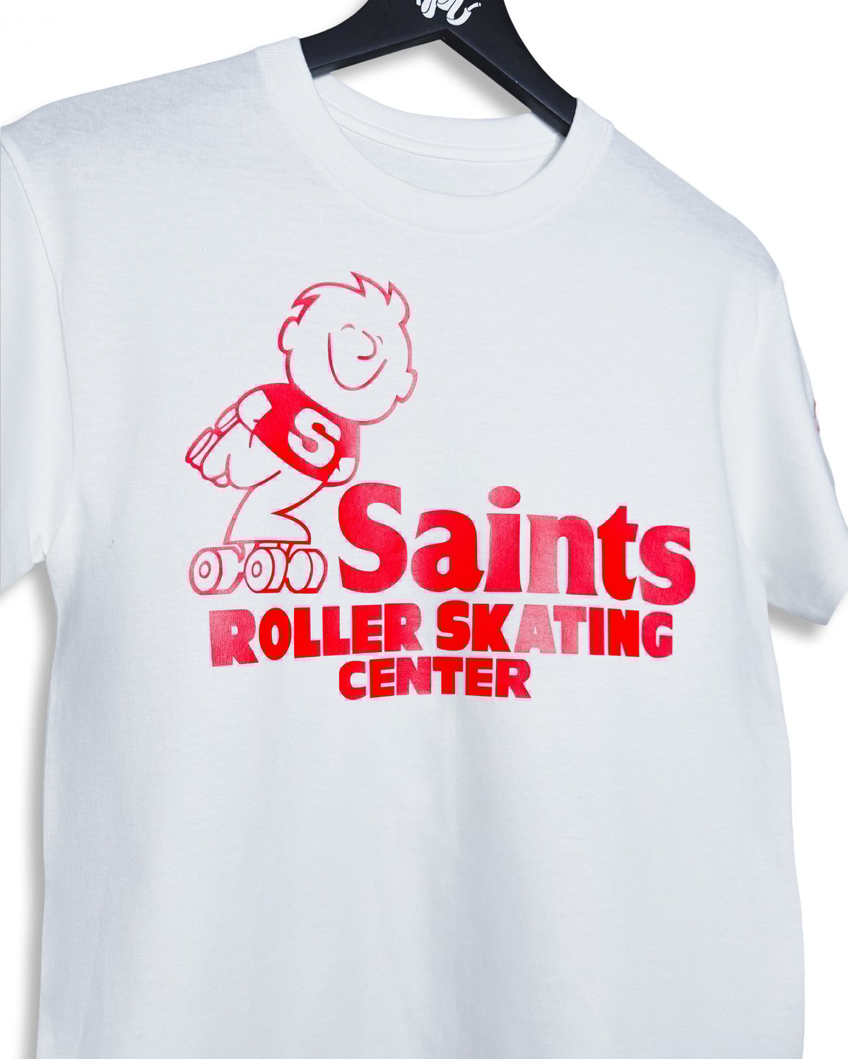 Image of Saints Tee-White/Red
