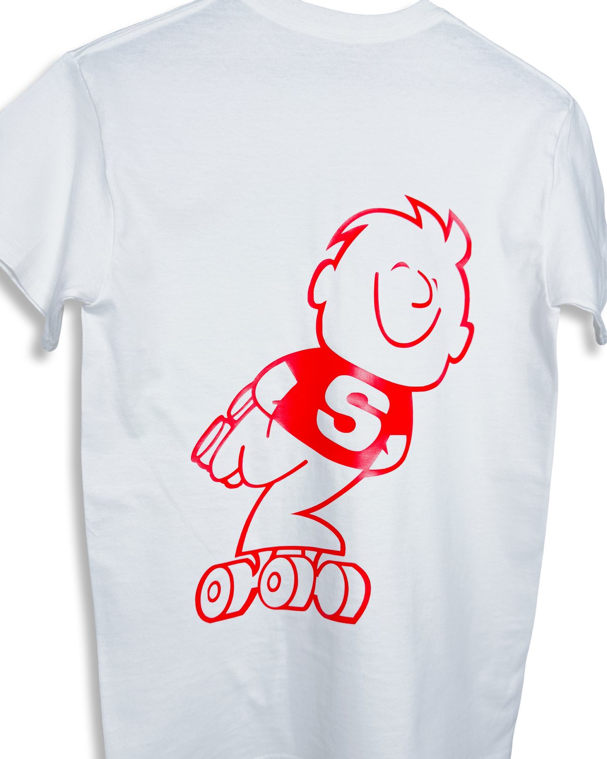 Image of Saints Tee-White/Red