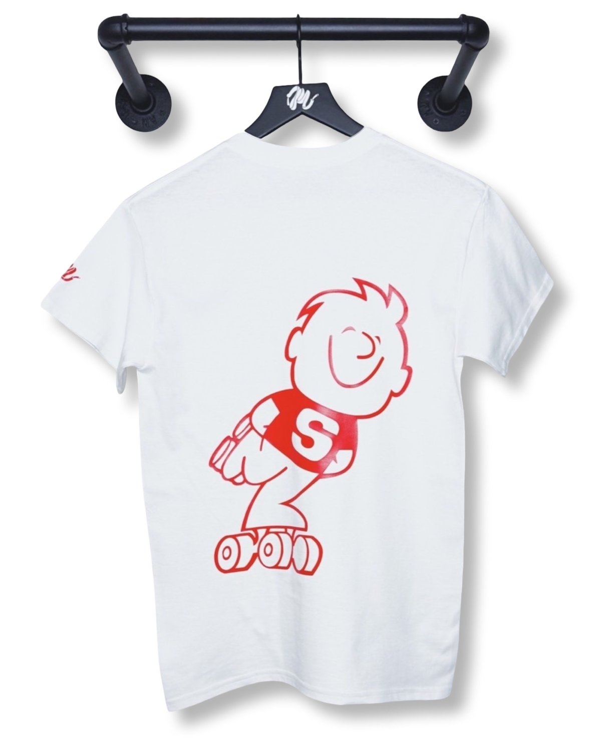 Image of Saints Tee-White/Red