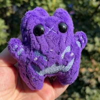 Image 1 of Purple/Periwinkle Cat-o-Lantern Plushie