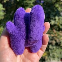 Image 2 of Purple/Periwinkle Cat-o-Lantern Plushie