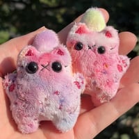 Image 1 of Gradient Rainbow Kitty Plushies