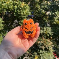 Image 1 of Pumpkin Kitty Plushie