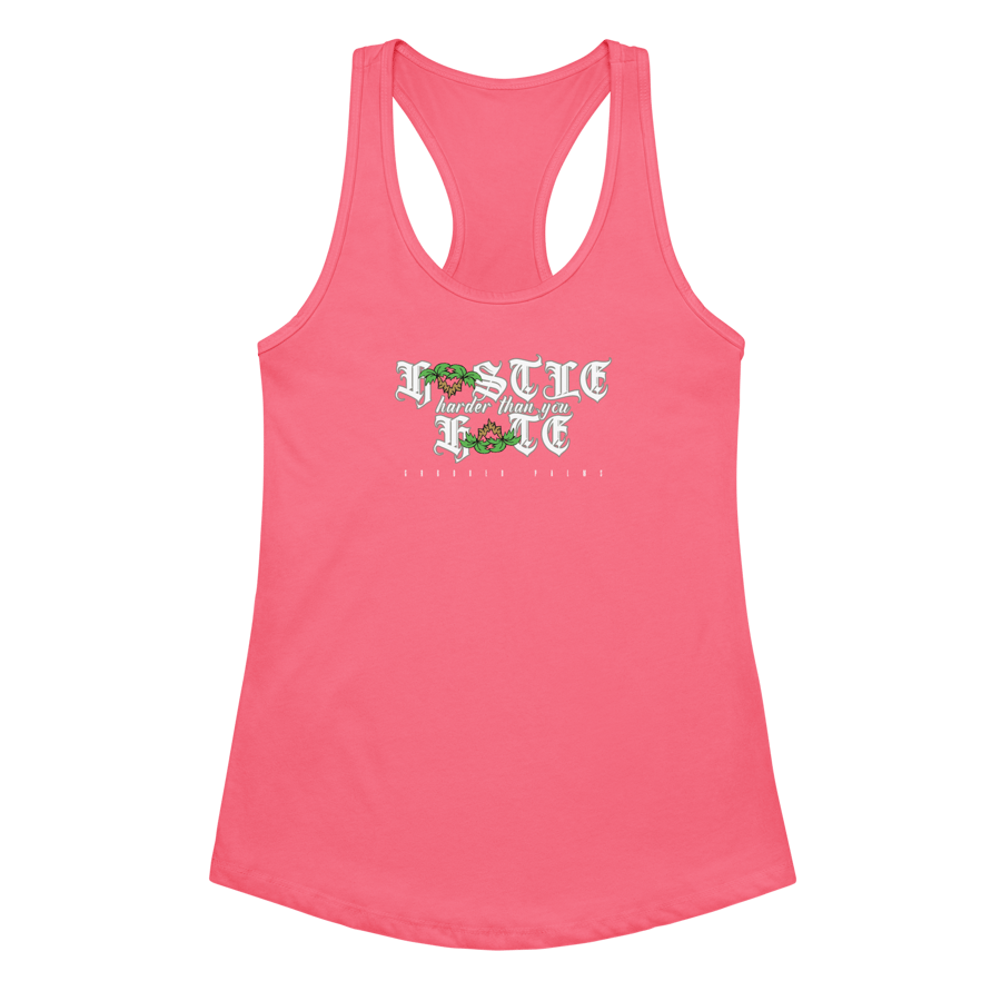 Image of Crooked Palms Hustle Harder than you Hate - Ladies Tank