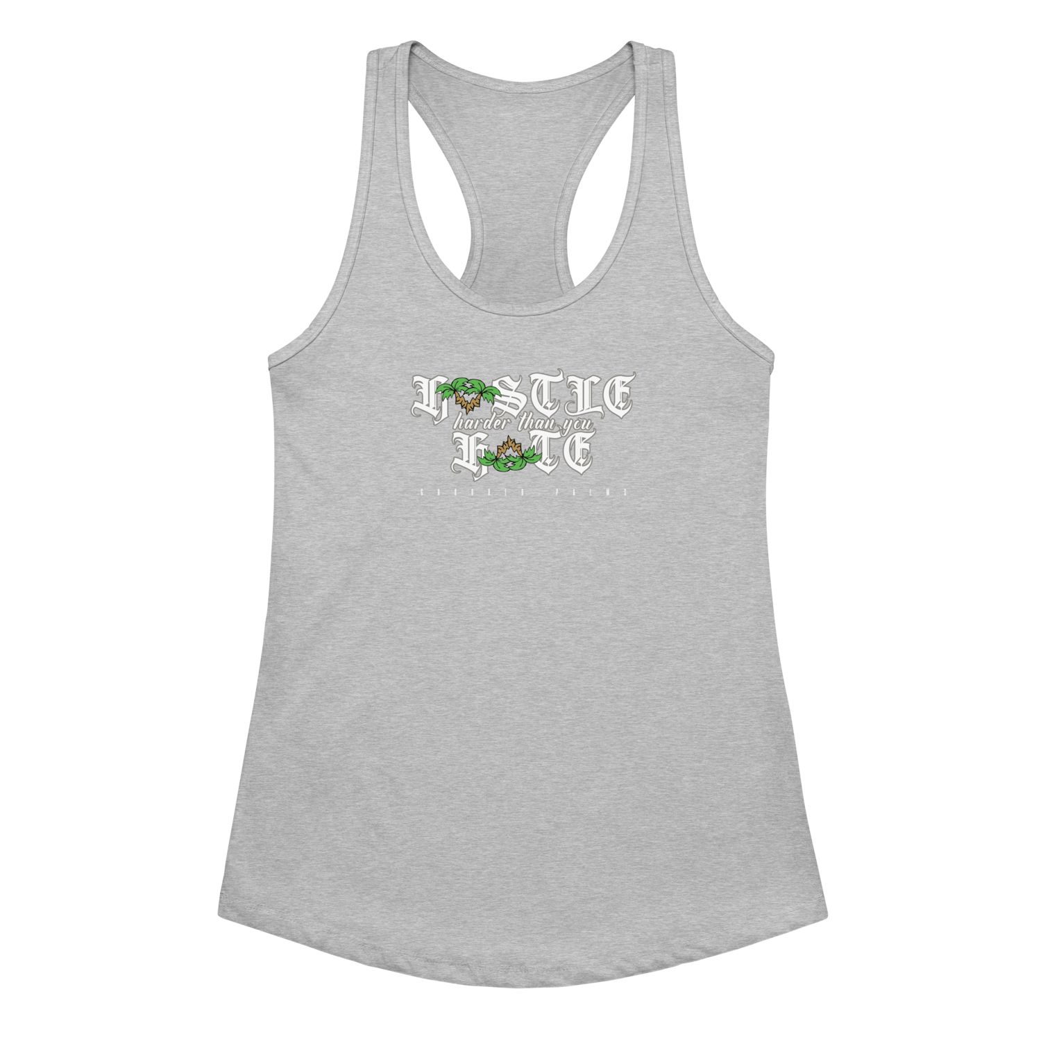 Image of Crooked Palms Hustle Harder than you Hate - Ladies Tank