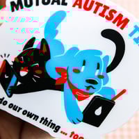 Image 5 of Mutual Autism Time 3.5" Vinyl Sticker