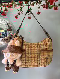 Image 1 of Vintage Fossil Multi Shoulder Bag w/Labubu 