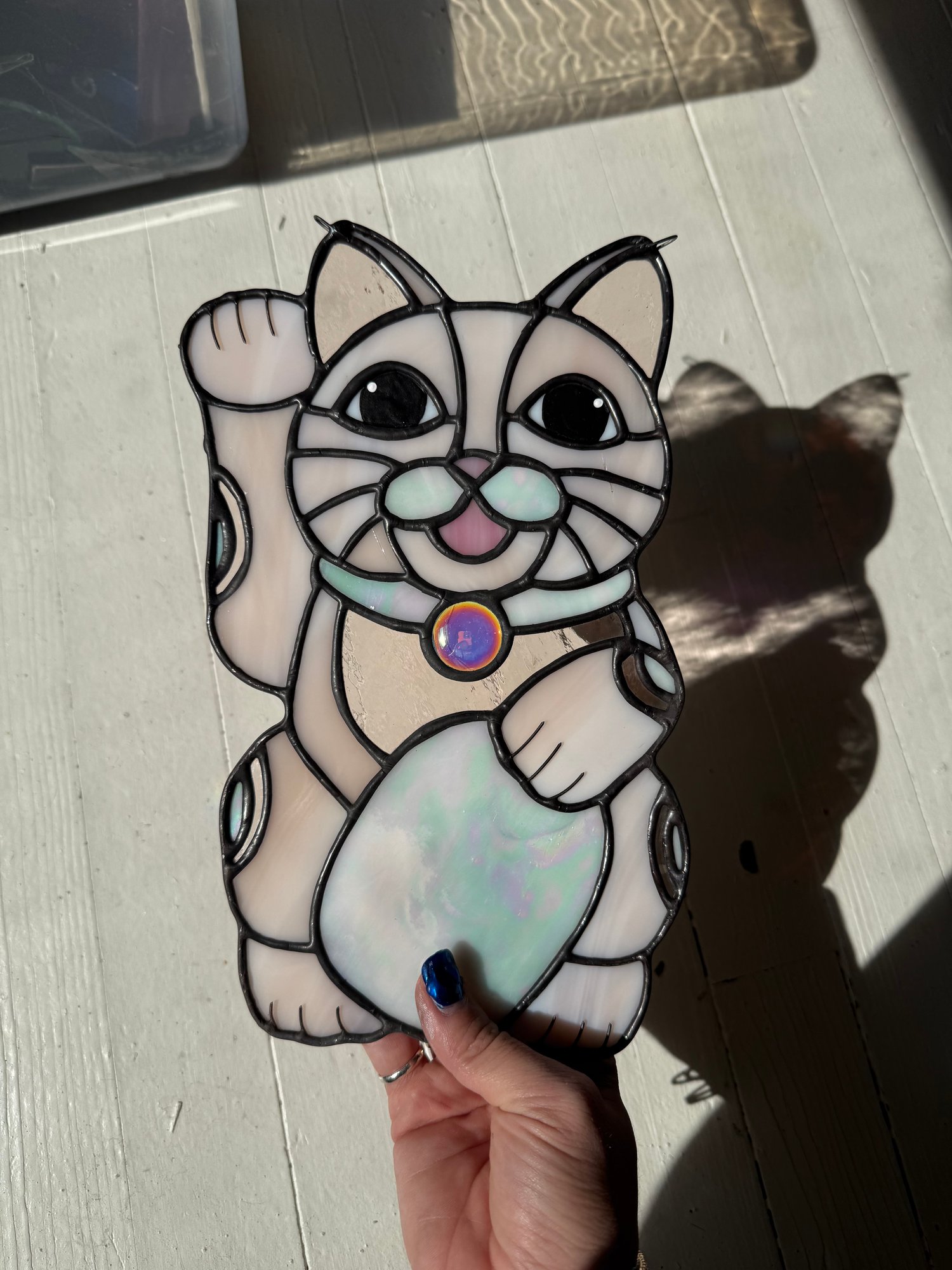 Image of Lucky Cats - Baby Pink, Sea foam and Earthy 