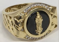 Black stone virgin mary 