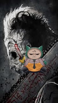 Snorlax as Leatherface