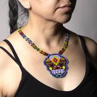 Image 1 of Dia de Muertos handmade necklace 