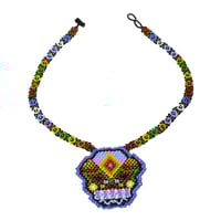 Image 2 of Dia de Muertos handmade necklace 