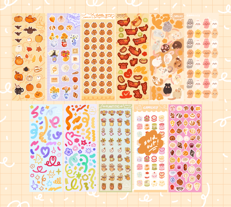 STICKERS SHEETS