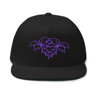 Image 1 of CP Purple Palms Flat Bill Cap 