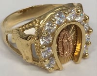 Men's horseshoe ring