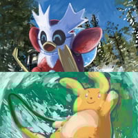 Image 1 of Surf's Up / Sledding Down